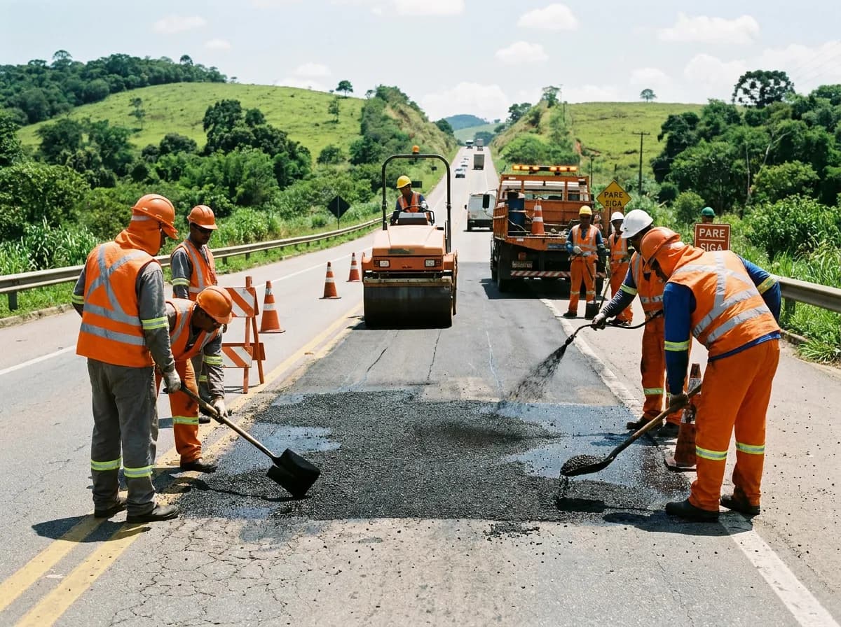 Intervenções rápidas em locais com tráfego leve ou moderado